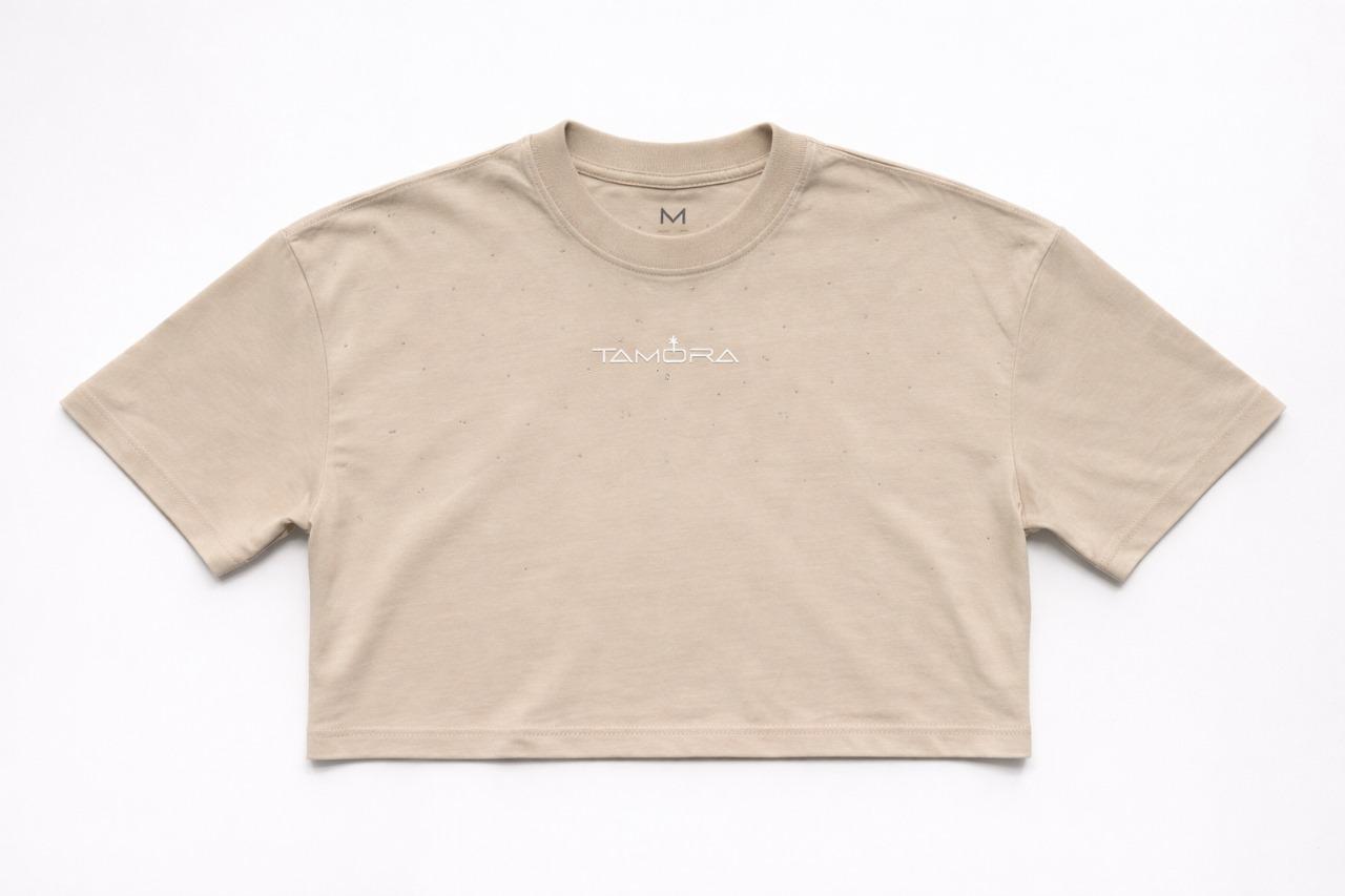 Crop Top AURORA Beige Tamora